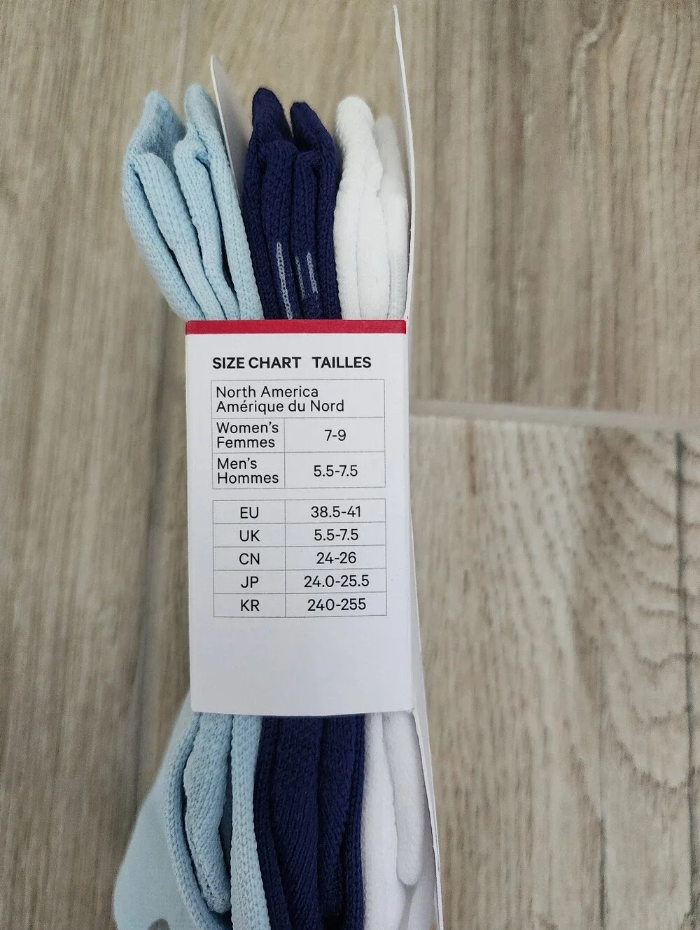 lululemon athletica Power Stride Crew Socks Unisex - Light Blue (3-Pack) M